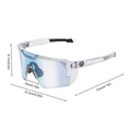 1pc New Outdoor Cycling Sunglasses Men Bike Glasses Sports Hiking Mountain Climbing Women Bicycle Glasses UV400 Goggles Oasis Select Blue