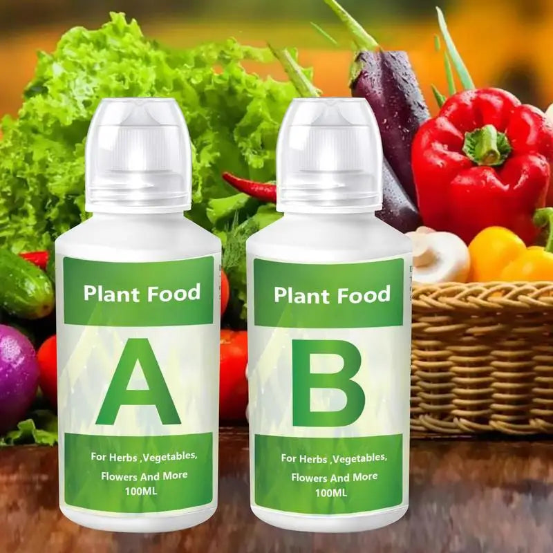 Fertilizer A and B Hydroponic Garden Plant Food Plant Fertilizer For Flowers Vegetables Grass Nutrients Hydroponic Nutrients Oasis Select
