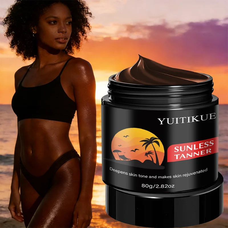 YUITIKUE Natural Sunless Tanning Cream – Moisturizing Self-Tan
