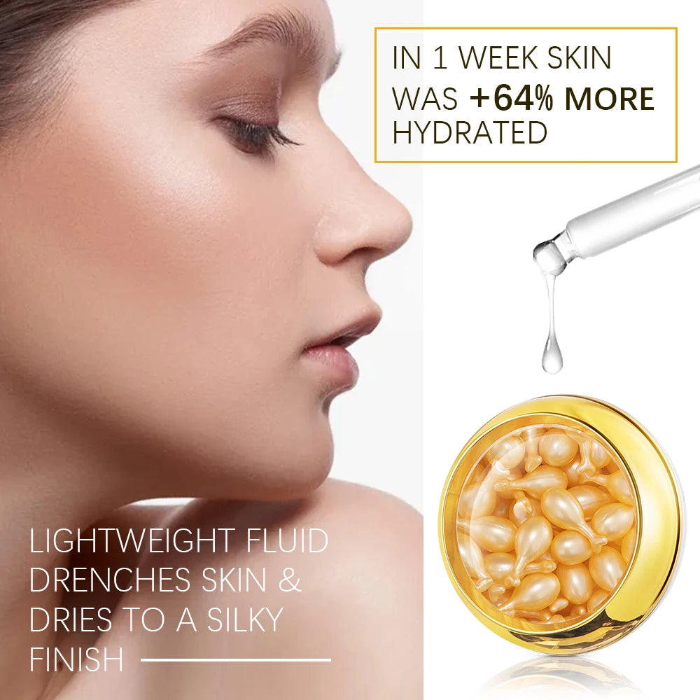 90 Pcs/Bottle Retinol Serum Ceramide Capsules Night Serum Moisturizing Anti-aging Face Serum Spot Removing Cream Skin Care Oasis Select