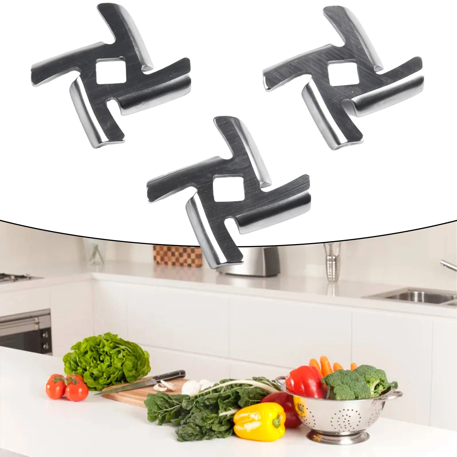 Stainless Steel Meat Grinder Blade 8mm – MGB Series Parts