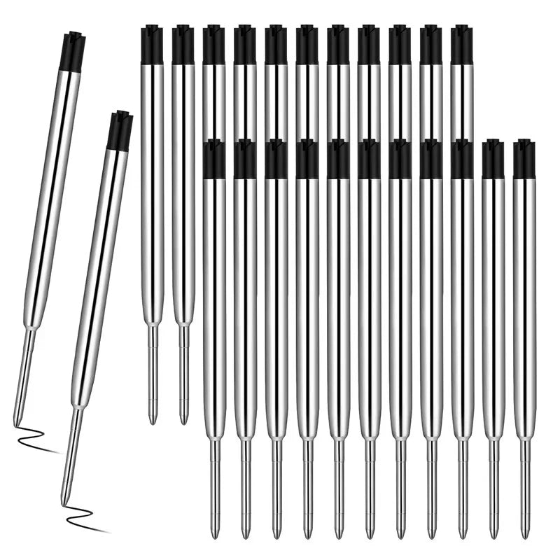10/20/30/40pcs L:3.9 In Ballpoint Pen Refills for Parker Pens Medium Point blue Black Ink Rods for Writing Office Stationery Oasis Select