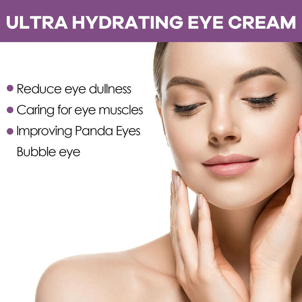 Ultra Hydrating Eye Cream Anti Dark Circle Puffiness Anti-Wrinkle Firming Skin Fade Fine Lines Moisturizing Brighten Eye Care Oasis Select