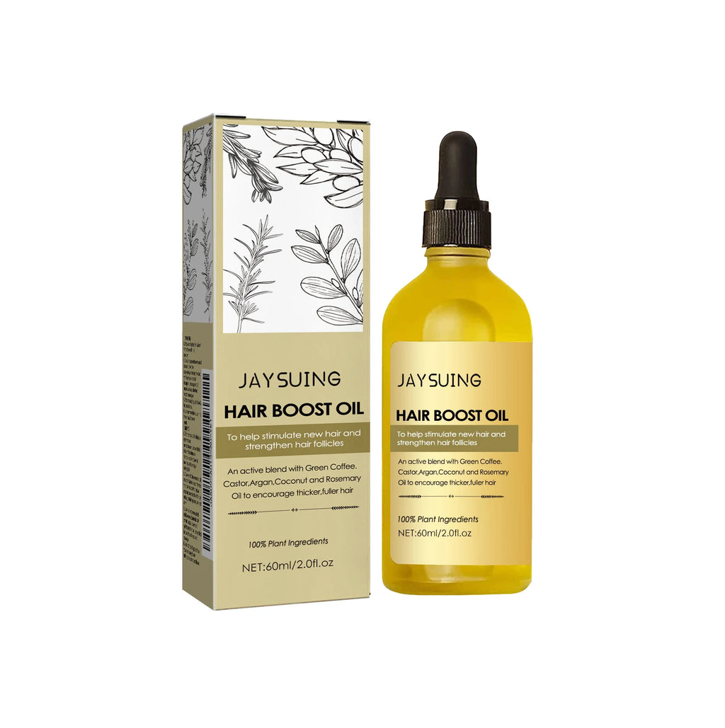 Rosemary Hair Boost Oil Strengthen Thicken Smooth Hair Improve Frizz Prevent Baldness Nourishing Scalp Repair Dense Hair Serum Oasis Select