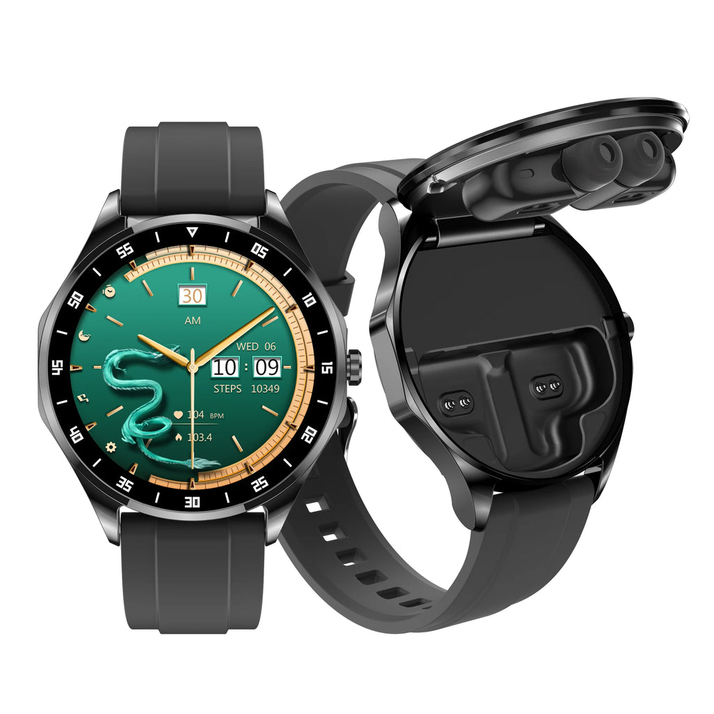 MINGCC 2-in-1 Smartwatch & Bluetooth Headset – AMOLED Watch