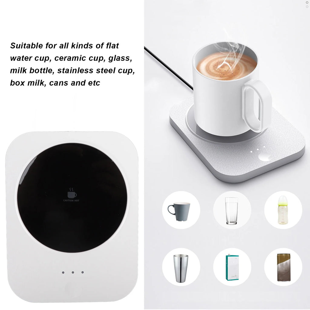 Smart Mug Warmer Coaster | 3 Temp Settings & Auto Shut-Off