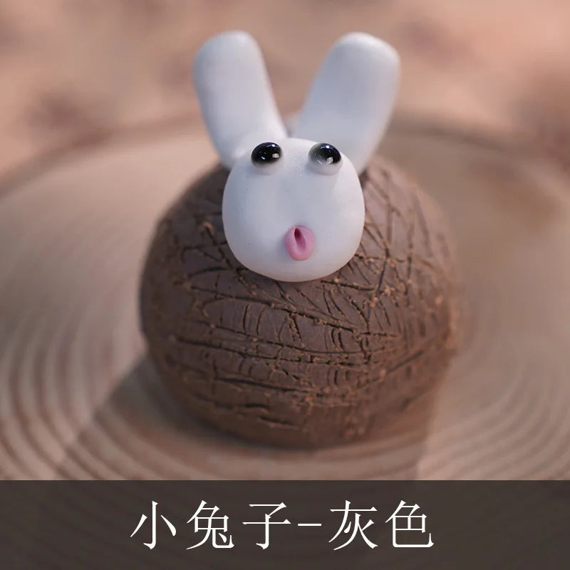 Ceramic Cute Mini Ornaments Tourist Attractions Hand-pinched Animals