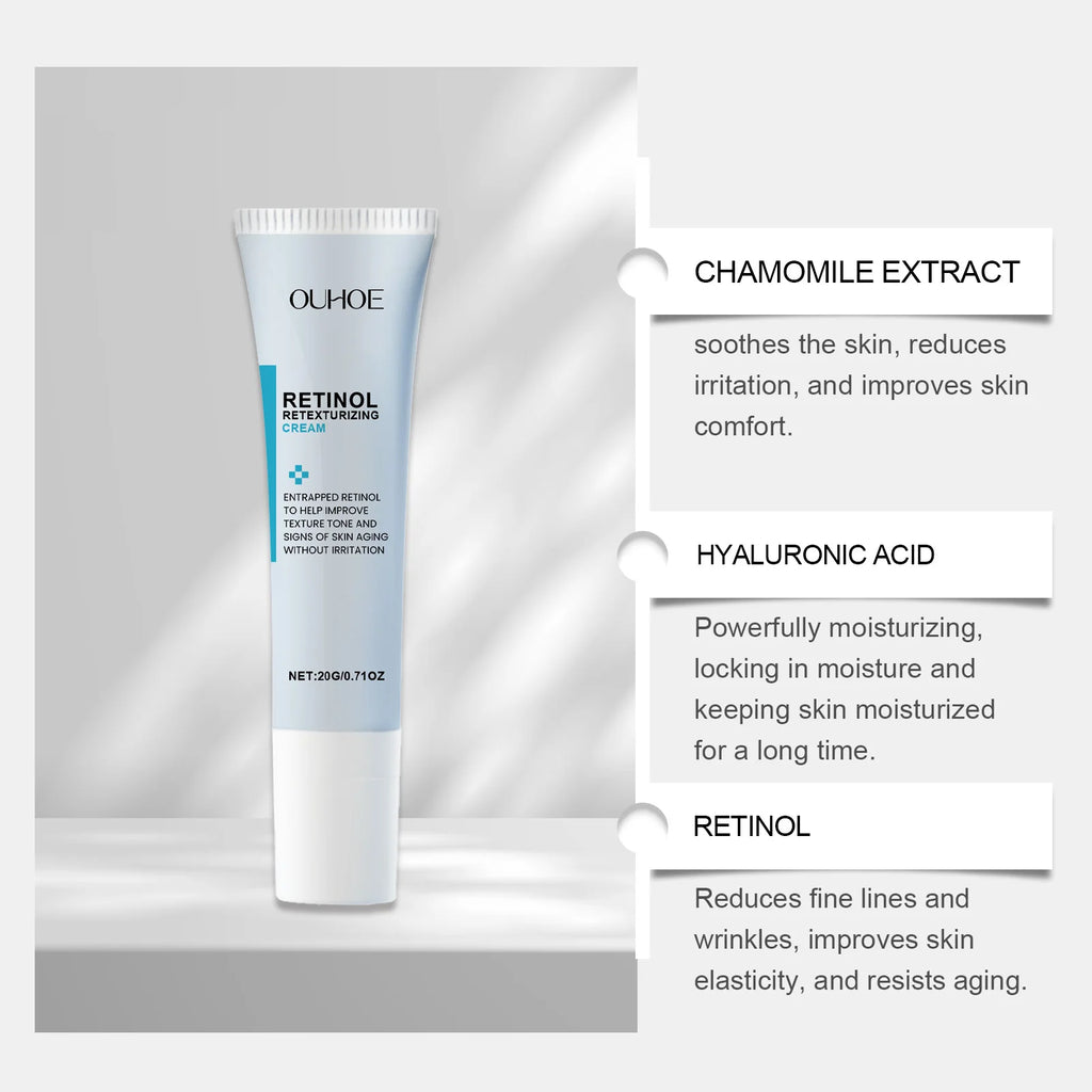 Retinol Wrinkle Removing Cream Firming Moisturizing Improve Dullness Glowing Skin Care Soothing Refreshing Face Repairing Cream Oasis Select