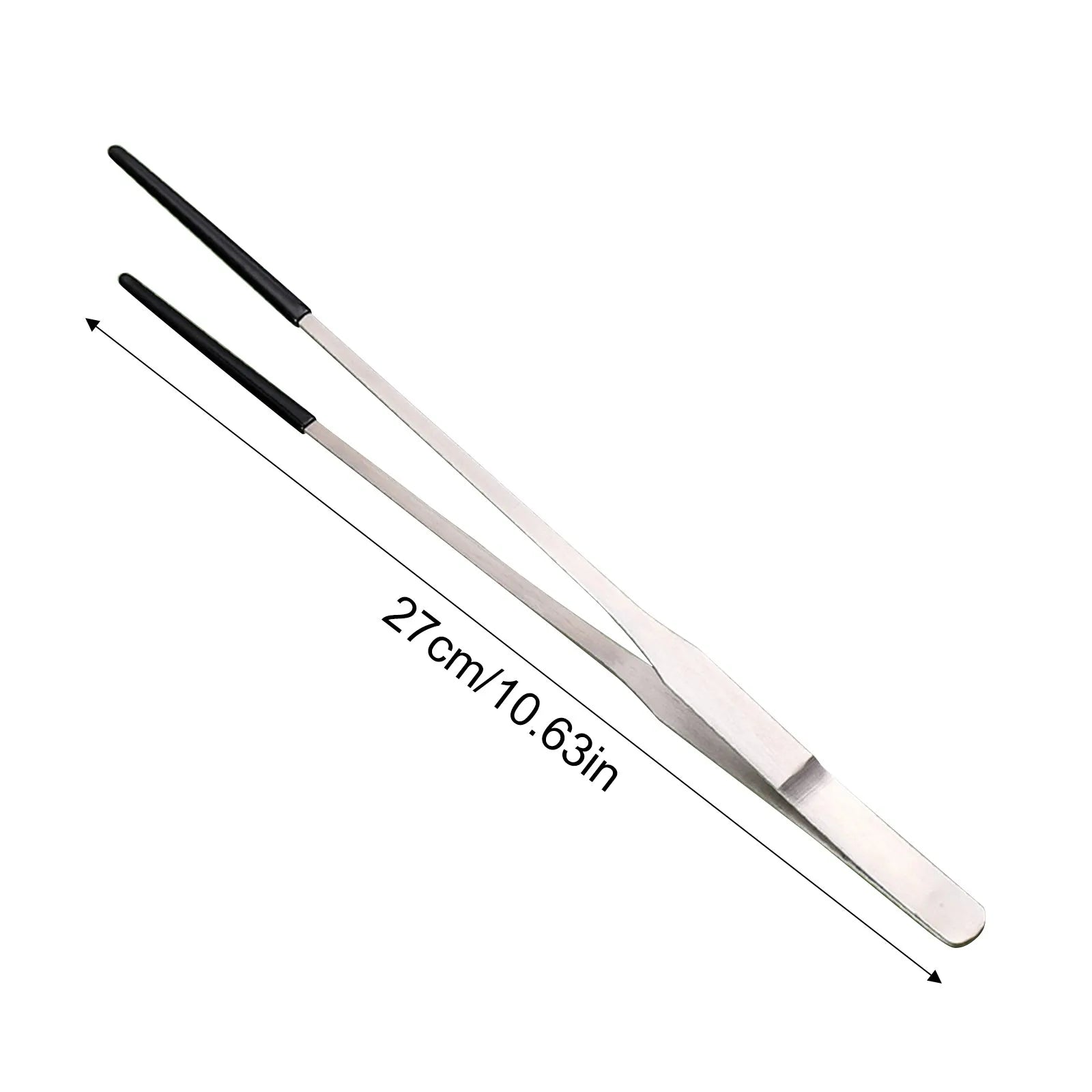 Reptile Feeding Tongs – 10.6" Stainless Steel Straight & Curved Reptile Feeding Tongs Oasis Select