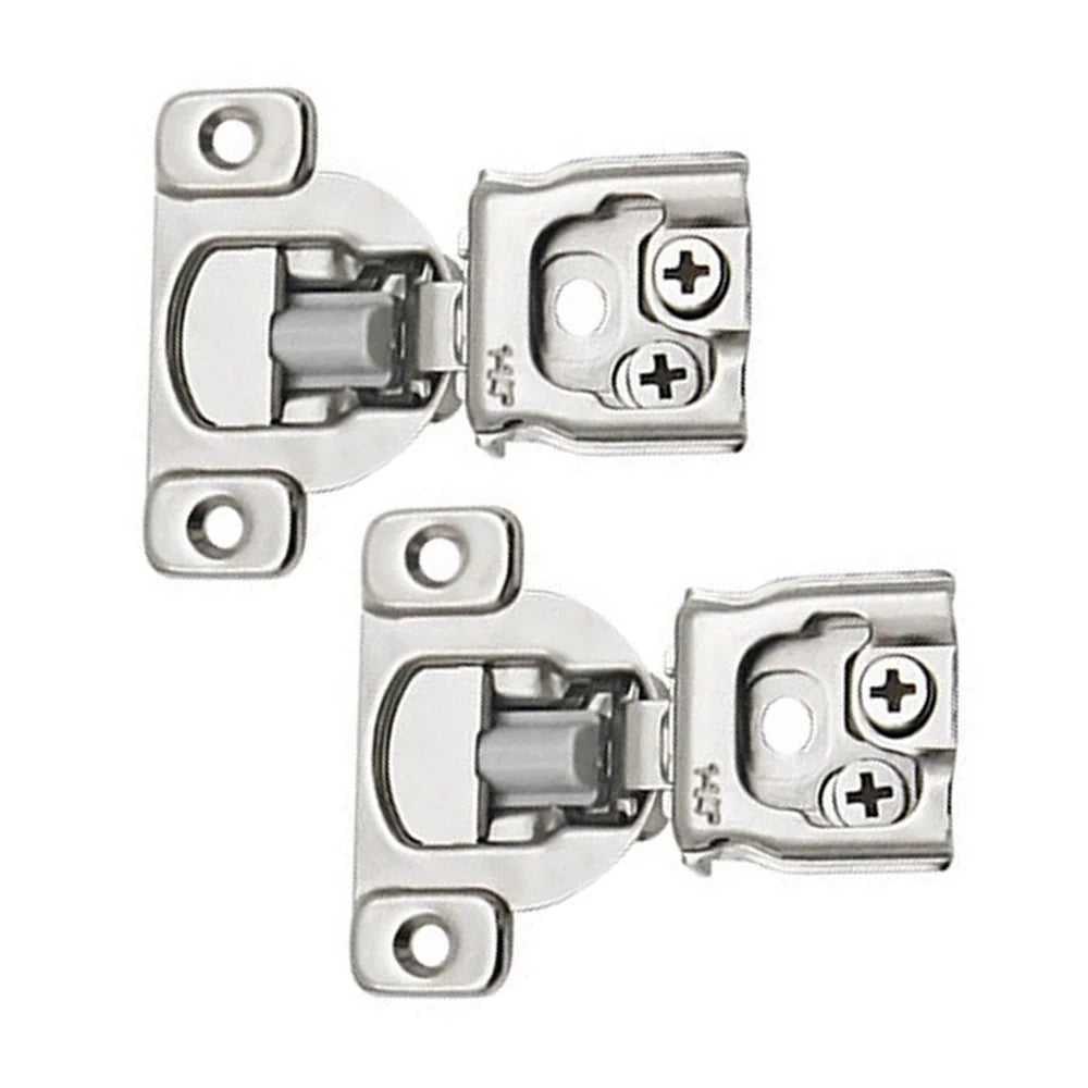 Three-dimensional Adjustable Hinge Short Arm Hinge Silent 1/2 Inch American Hinge Cabinet Door Panel Buffer Damping W/Screws Oasis Select
