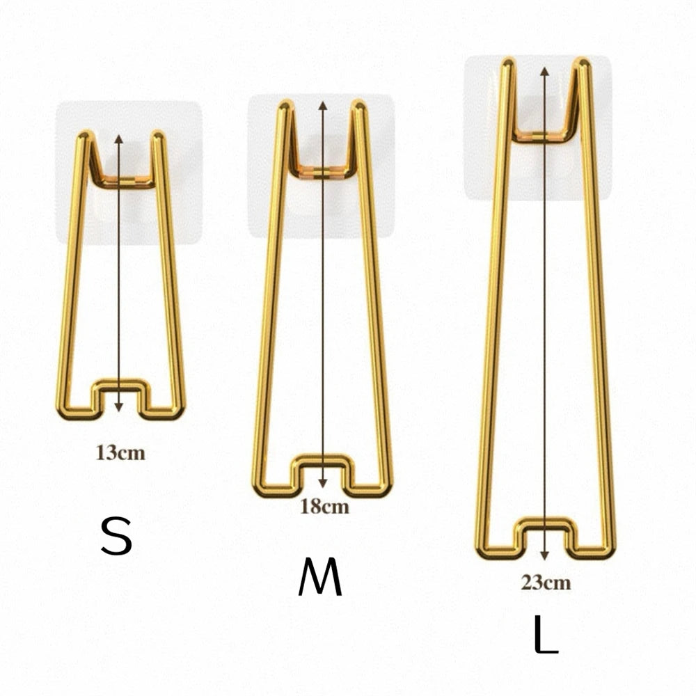 No Drill No Nail Photo Frame Stand Desktop Display Holder For Pictures Albums And Artwork Easy Setup Sturdy Support Only Bracket Oasis Select