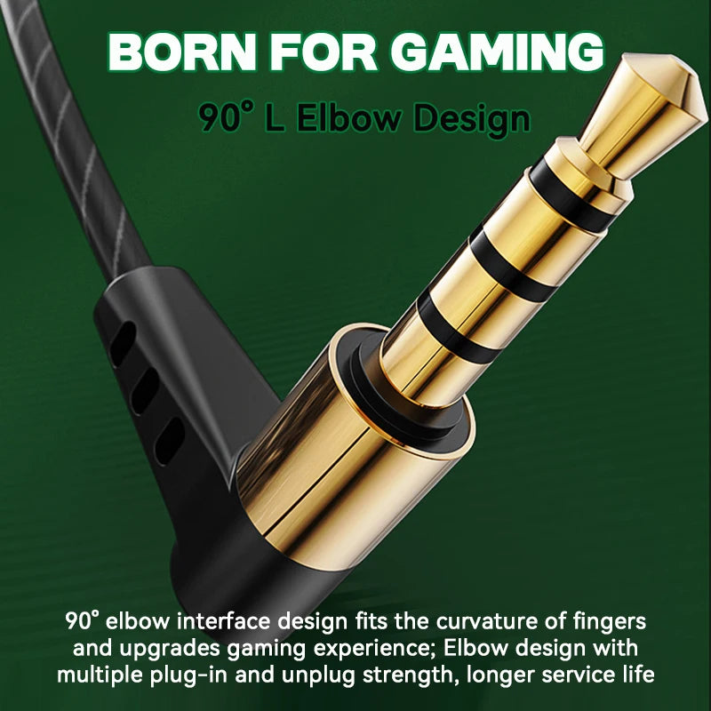 9D Surround HIFI Heavy Bass Wired Earphones Dynamic Music Headset With Mic Earbuds 3.5MM In Ear Wired Race Gaming Headphone Oasis Select