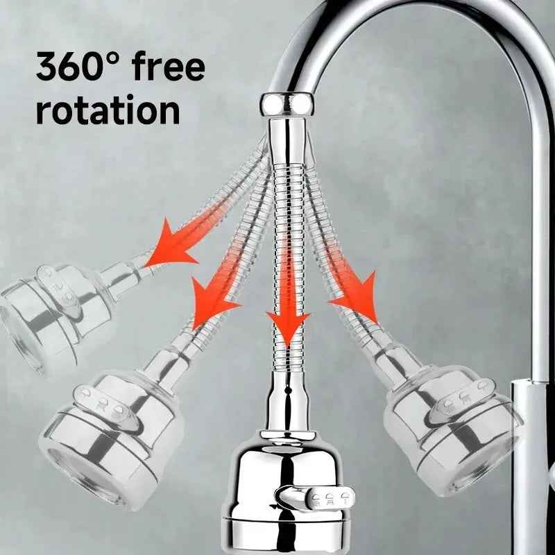 3 Modes Universal Kitchen Faucet Extenders Adapter 360° Rotation Filter Kitchen Gadgets Spray Water Saving Tap Nozzle Oasis Select