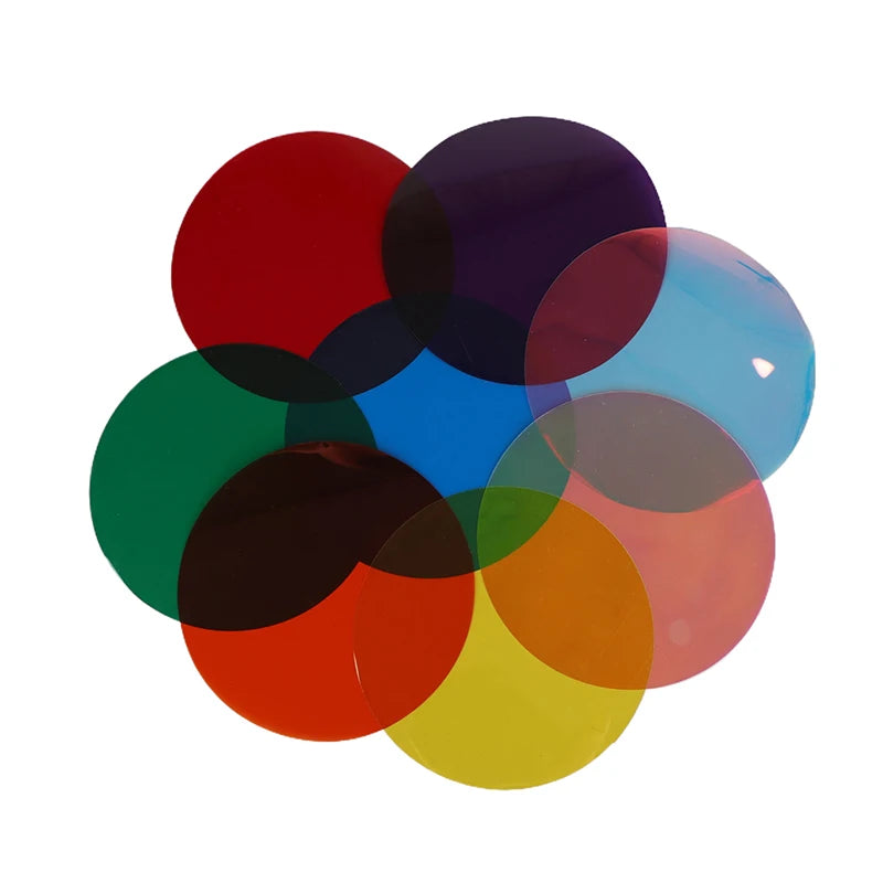 5/10Pcs 10CM Lamp Color Correction Film Self Adhesive Transparent Filter Sheets Light Gel For Headlights Bedrooms Living Rooms Oasis Select