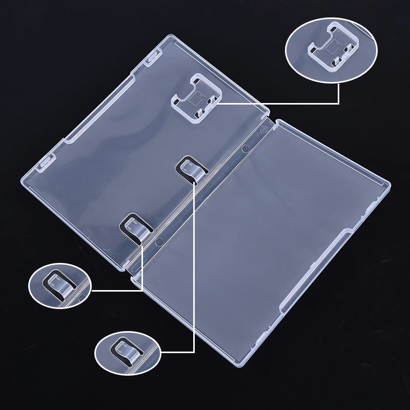 Game Card Storage Case Box Transparent Cartridge Holder Shell For Switch NS 16.7*10.3*1.1cm Oasis Select