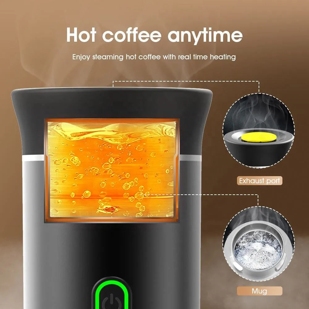 URGGU 3-in-1 Wireless Portable Espresso Maker – Car & Travel