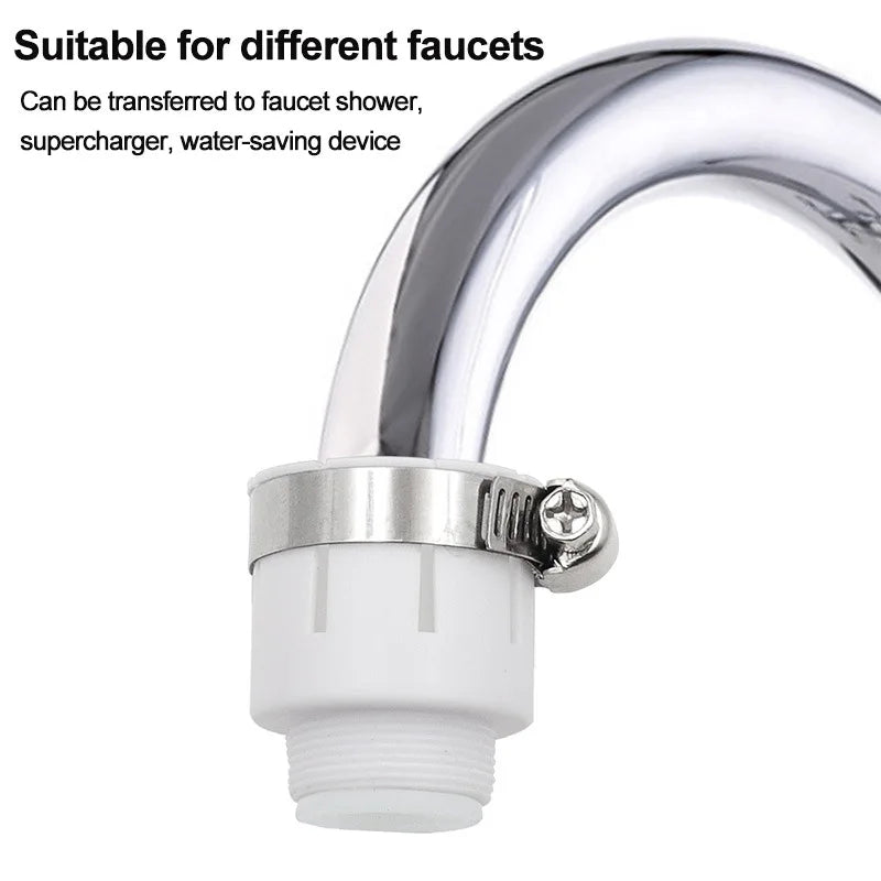 Universal Water Tap Faucet Adapter Shower Anti Splash Head Rotatable Bubbler Fittings Sink Faucet Extender Kitchen Accessories Oasis Select