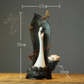 Chinese Zen retro simple ceramic hand aromatherapy reversion aromatherapy stove tea room living room decoration Oasis Select N