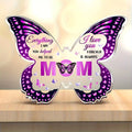 1pc Butterfly-shaped Acrylic Plaque Gift for Mom - Unique Birthday or Holiday Commemorative Gift for Home or Office Decor Oasis Select PURPLE
