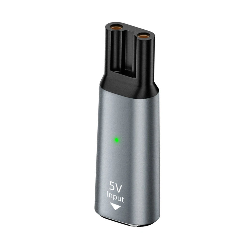 USB-C Shaver Adapter for Philips OneBlade QP6510 QP6520 QP6530 Shaver Charging Adapter Oasis Select Gray