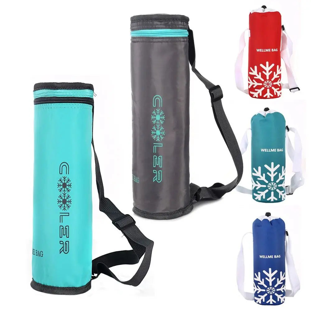 Portable Oxford cloth Insulated Water Bottle Cover With Strap Waterproof Thermal Cup Sleeve Outdoor Sports Cup Sleeve Travel Oasis Select