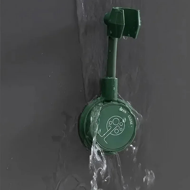 Adhesive Shower Head Mount Cartoon Design Shower Holder For Shower Head 360 Degree Adjustable Handheld Shower Head Holder Shower Oasis Select