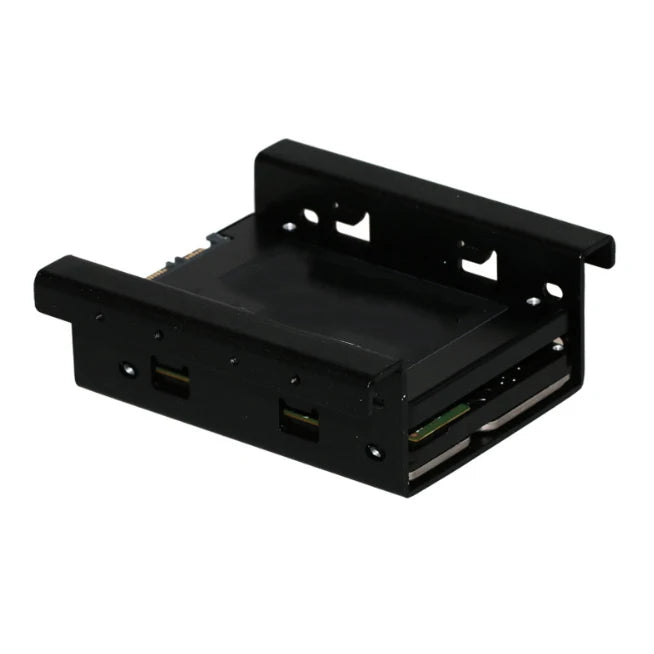 2-Bay 3.5 Inch to 2.5 Inch Hard Drive Internal Mounting Adapter Bracket Aluminum Mobile Holder Oasis Select