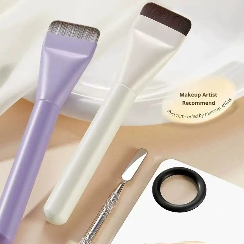 Flat-Head Foundation Brush – Ultra-Thin Traceless Makeup Tool Foundation Makeup Brush Oasis Select