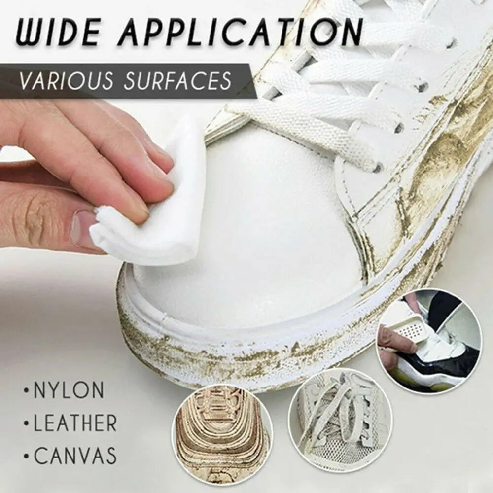 12/30/80PCS/Bag Disposable Shoe Sneaker Wipes Cleaner Detergent Care Wet Quick Wipes White Shoes Wipes Removes Dirt, Stains Oasis Select