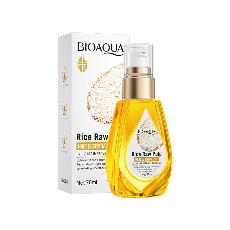 Rice Puree Hair Oil Conditioner – Keratin & Mineral Oils 70ml Hair Conditioning Oil Oasis Select 1Pc