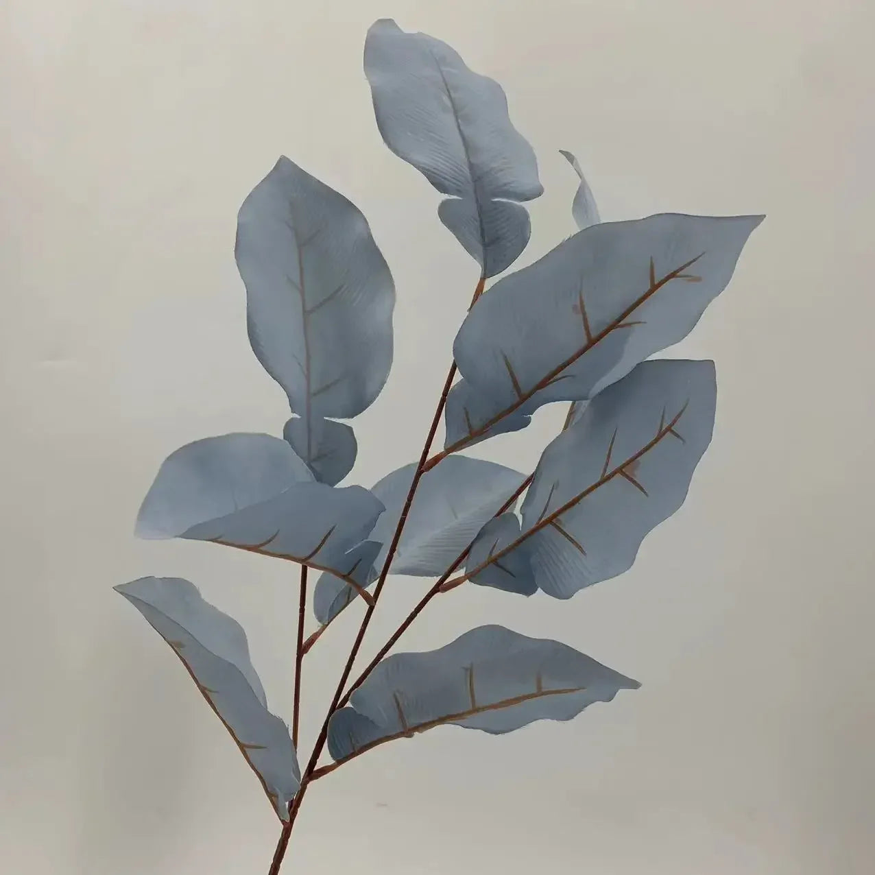 80cm Simulated Large Orange Leaf Decoration Garden Bonsai Simulated Dried Flower Wall Decoration Shooting Props Home Decoration Oasis Select