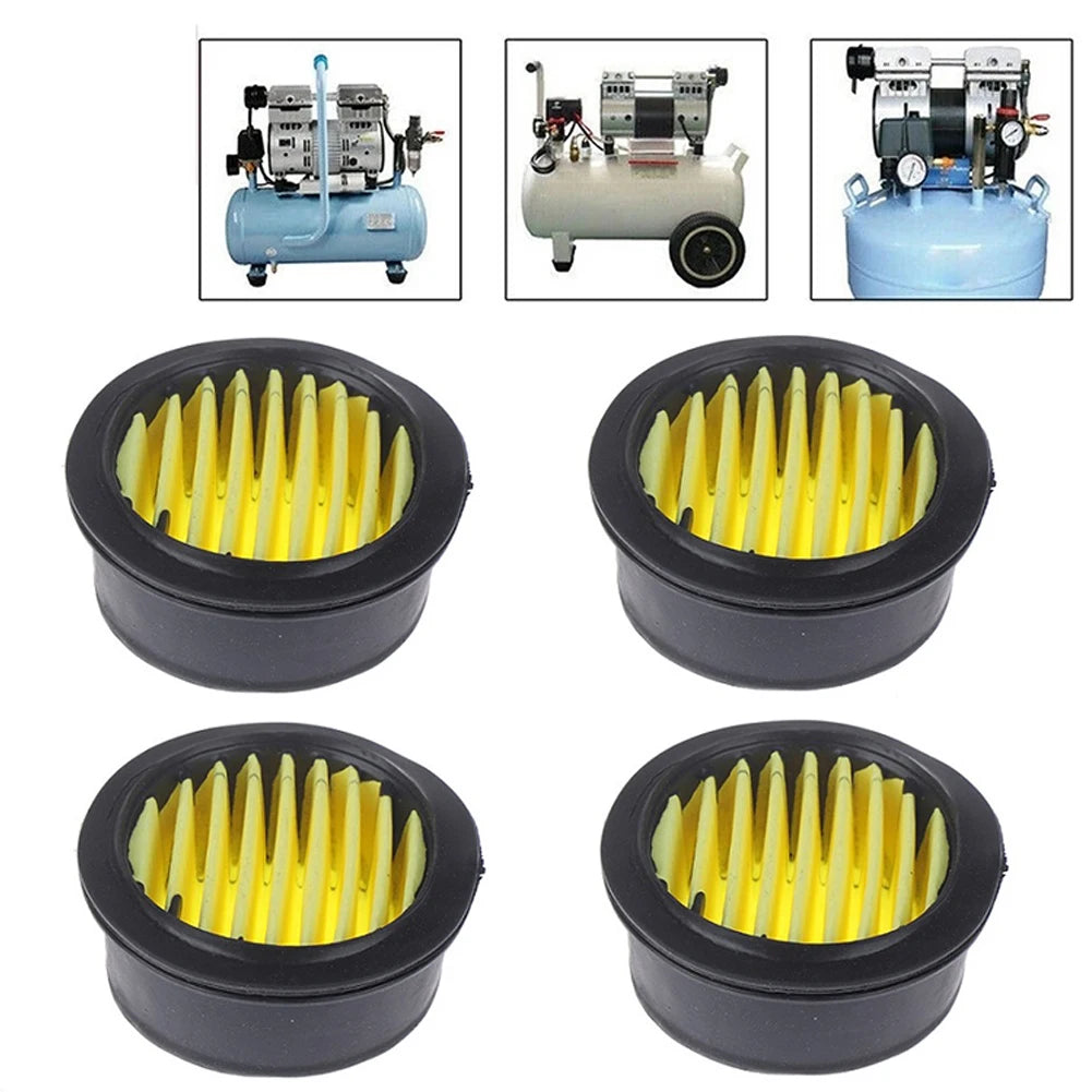 4Pcs Air Compressor Filter Element Silencer Muffler Filter Vacuum Cleaner Pump Element Inside Air Filter 6*2.5cm Oasis Select Default Title