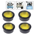 4Pcs Air Compressor Filter Element Silencer Muffler Filter Vacuum Cleaner Pump Element Inside Air Filter 6*2.5cm Oasis Select Default Title