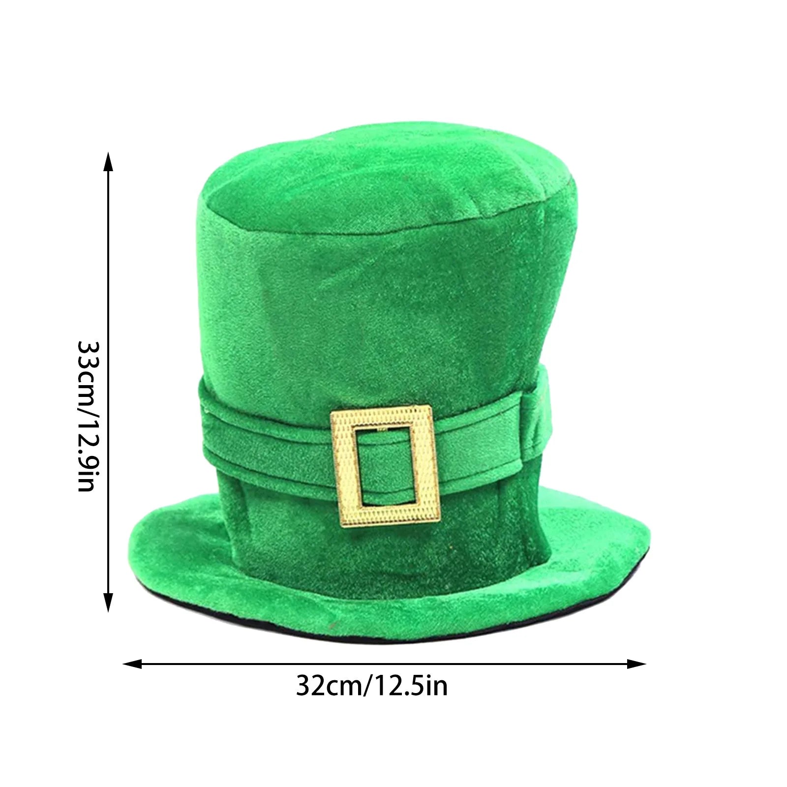 Green Leprechaun Stovepipe Hat – St. Patrick's Day Irish Top Hat Costume Hat Oasis Select