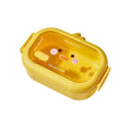 Portable 304 Stainless Steel Lunch Box For Kids Students Picnic Sealed Food Container Heatable Lunch box Kitchen Organizer Oasis Select Yellow-Duck 2 1|1000ml