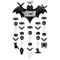 Halloween DIY Decorations Bat Decorations Halloween Bat Door Hangings Halloween Indoor Decorations Door Hangings Oasis Select Black