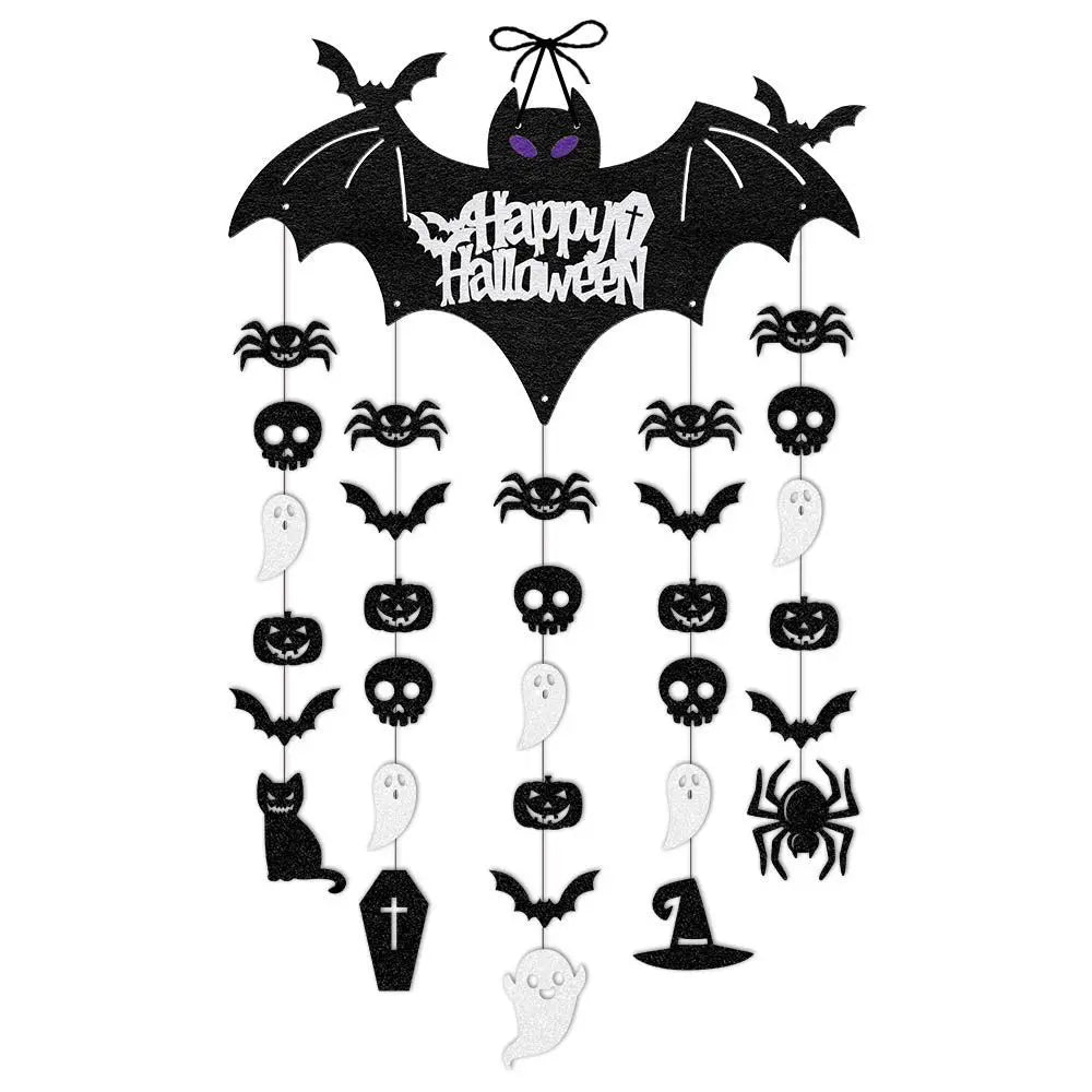 Halloween DIY Decorations Bat Decorations Halloween Bat Door Hangings Halloween Indoor Decorations Door Hangings Oasis Select Black