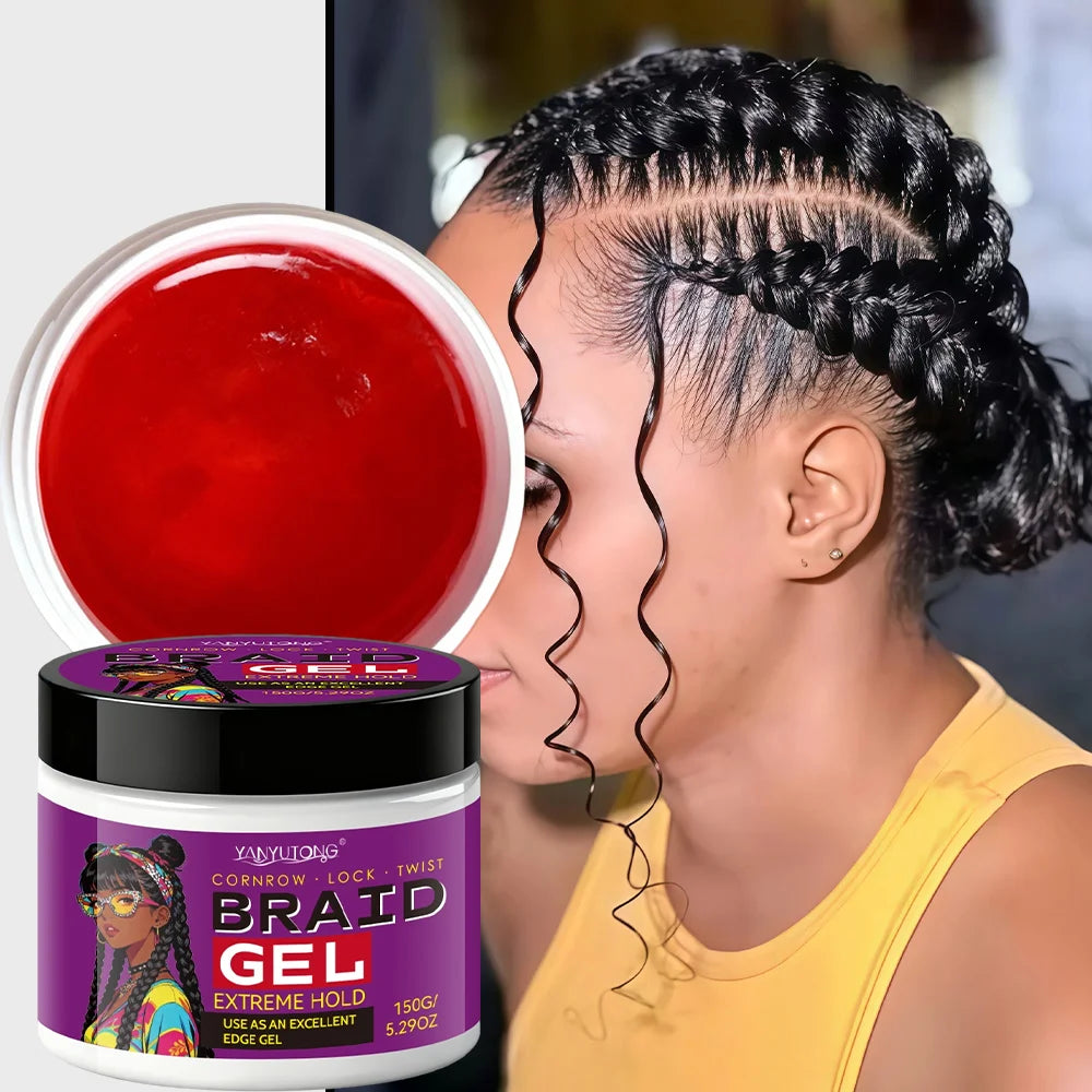 Styling Broken Hair Braiding Gel, Carbom Formula, Edge Control Twisting Gel Tame Frizz & Edges, Braiding Gel, Hailine Control, Oasis Select