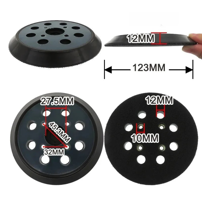 Sanding Pad Replacement Backing Disc for Orbital Sander Polishing Surface Finishing Woodworking Projects 8-hole Polishing Disc Oasis Select
