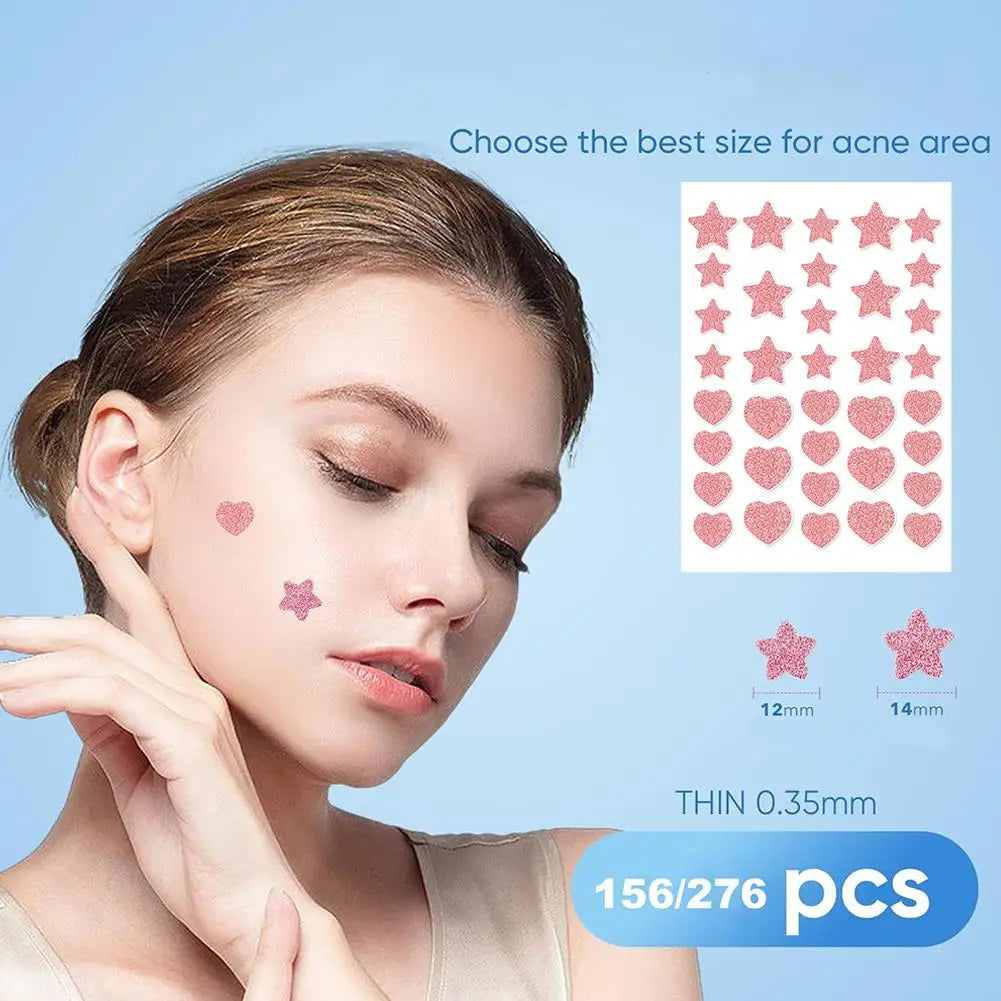 Colorful Star Pimple Patches – Invisible Acne Spot Stickers Acne Pimple Patches Oasis Select