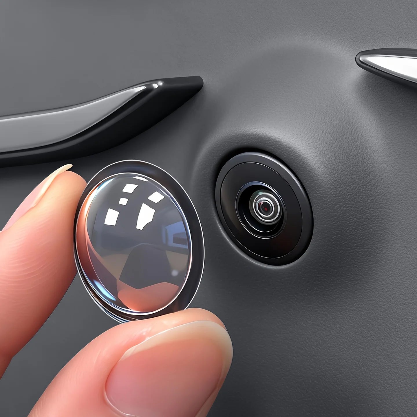 Car 360° Camera Lens Guard – Dustproof, Anti-Scratch HD Cover