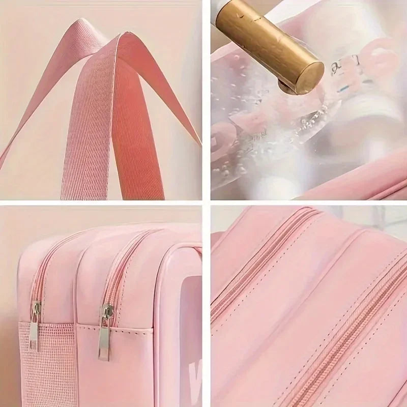 1pc Wet-dry separation makeup bag portable toiletry bag travel essentials large capacity storage bag fitness swimming essentials Oasis Select