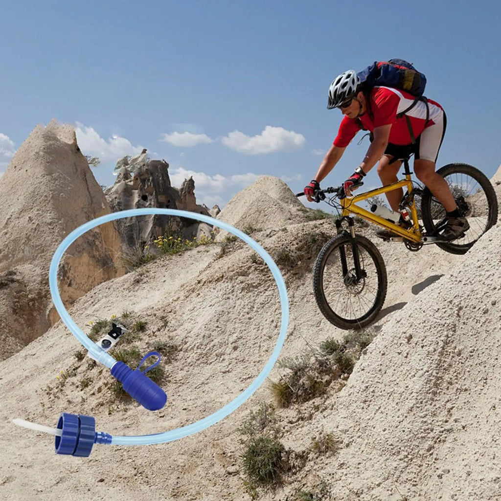 Water Bottle Drink Tube Hose Hydration System Drink Tube Kit Outdoor Hydration Pack Drinking Pipe for Backpacking Hiking Cycling Oasis Select