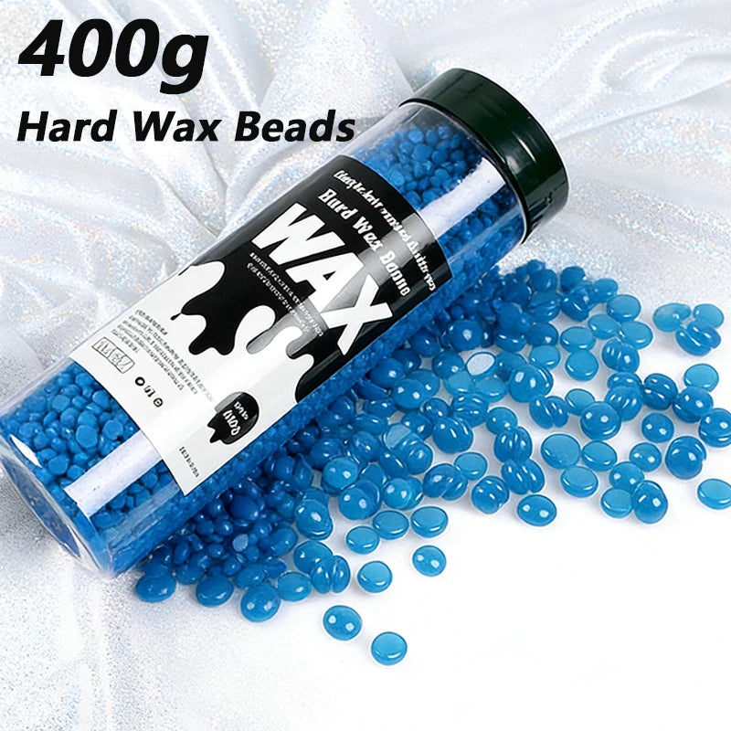 400g Canning Wax Beads For Hair Removal Hot Film Painless Waxing Beads Heating Wax Machine Body Bikini Face Legs Hair Removal Oasis Select