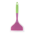 1 piece of tamago Yaki spatula non-stick pan special spatula thick egg Yaki Spatula Silicone frying pan Spatula Silicone Spatula Oasis Select Head Pink Handle Gre