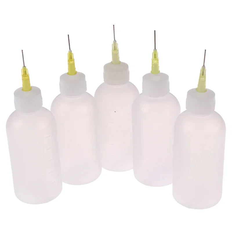 1pcs Multi-purpose 50ml Needle Dispenser Dispensering Bottle Rosin Solder Liquid Glue Bottle Oasis Select