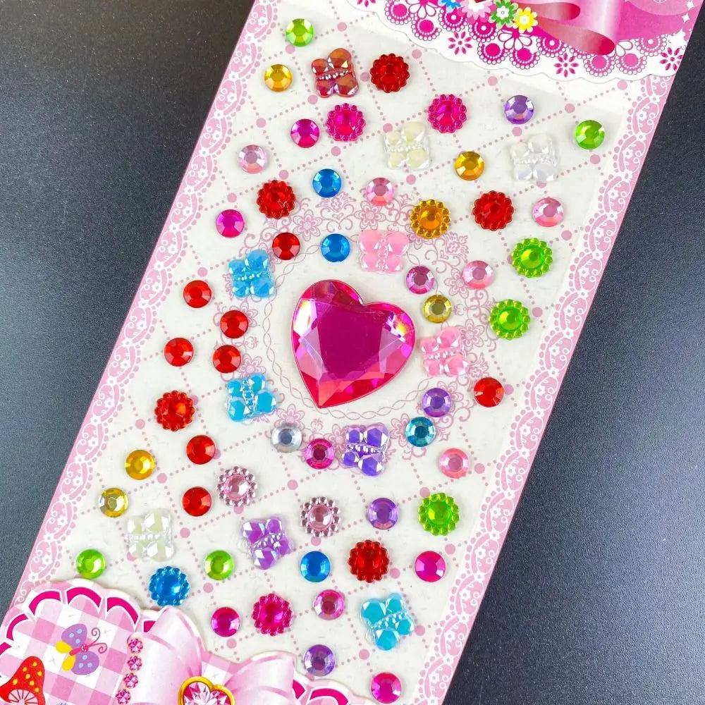 Decoration Stickers 3D Gem Stickers Scrapbooking Self Adhesive DIY Acrylic Gem Sticker DIY Mobile Phone Oasis Select 18