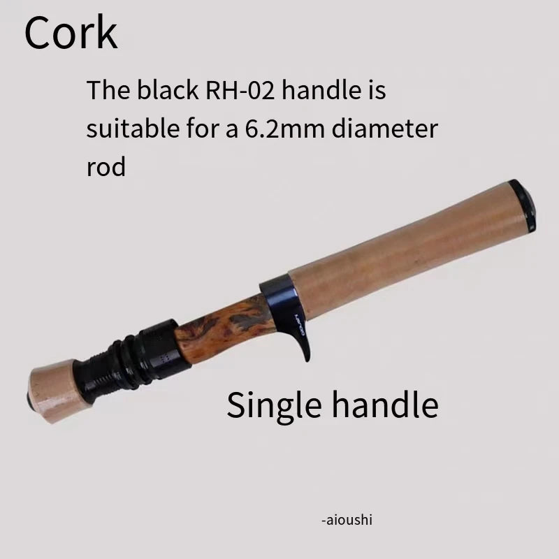 Weiwu Makou Rod DIY Solid Wood Cork Handle High Quality Stream Road Ya Rod Handle Oasis Select 5