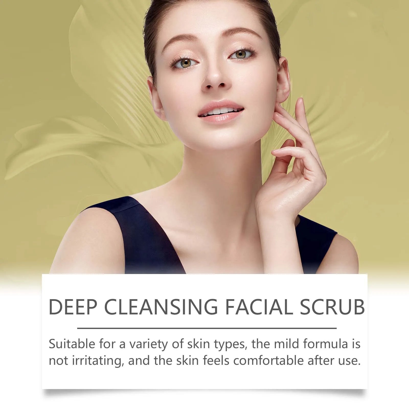 Deep Cleansing Facial Scrub Exfoliating Facial Cleansing & Pore Refining Removal Dead Skin Oil Control Smooth Hydrated Skin Oasis Select