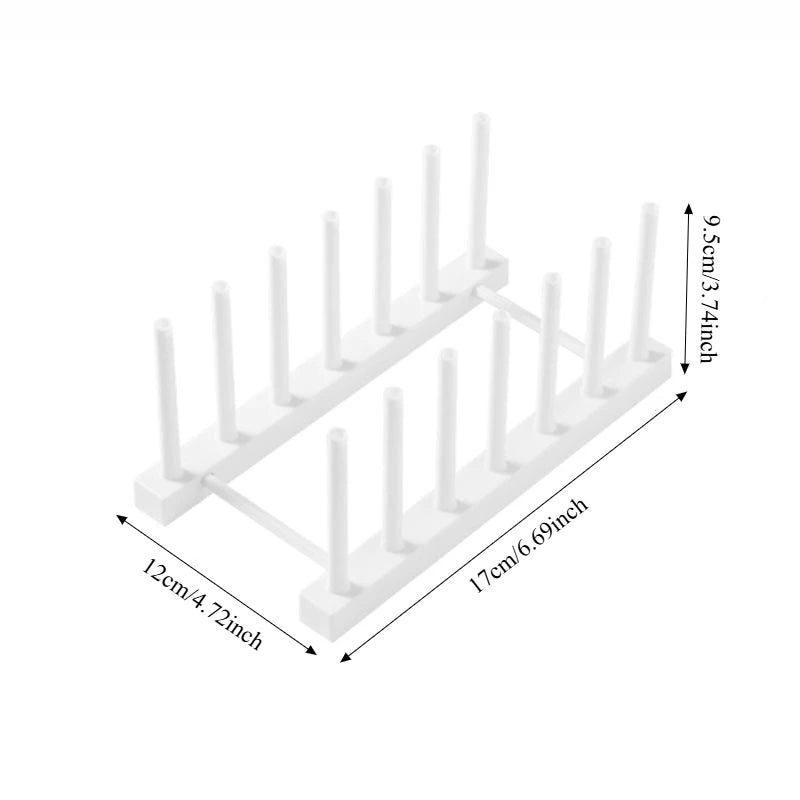 Dish Drying Rack Countertop Plate Holder Kitchen Organizer White Plastic Drainer Stand Colander Bowl Produce Washing Basket Oasis Select size S